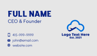 Cloud Aviation Plane  Business Card