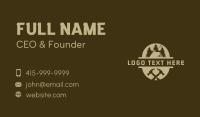 Forest Cabin Carpentry Business Card Design