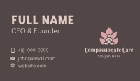 Wellness Spa Yoga  Business Card