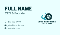 Tire Shop Business Card example 1