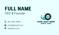 Washing Business Card example 2