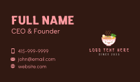 Ramen Noodles Mascot Business Card