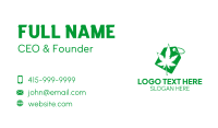 Marijuana Leaf Tag  Business Card