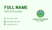 Outdoor Mountain  Badge  Business Card