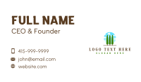 Italian Cypress Tree Business Card