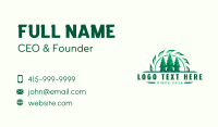 Lumberjack Business Card example 3