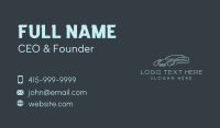 Modern Sports Car  Business Card