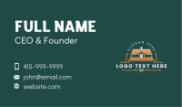 Cabin Roofing Maintenance Business Card