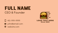 Hamburger Business Card example 4