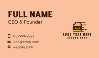 Burger Fast Food Business Card