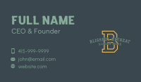 Athlete Business Card example 4