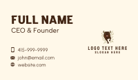 Fast Raging Bull Business Card Design
