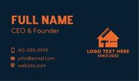 Orange Home Improvement Realtor  Business Card