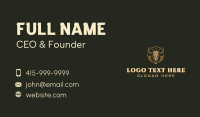 Rustic Bull Ranch Business Card