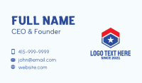 Hexagon Patriot House  Business Card