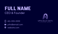 Advertising Studio Letter A Business Card Image Preview