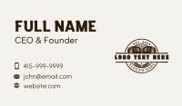 Barrel Beer Brewery Business Card