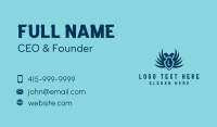 Two Headed Eagle Lettermark  Business Card