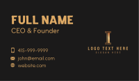 Pillar Lawyer Firm  Business Card Design