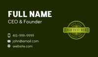 Natural Boutique Ornament Business Card