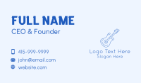Music Artist Business Card example 3