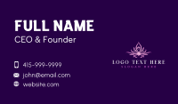 Yoga Meditation Wellness Business Card