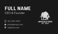 Strong Mad Bison  Business Card Image Preview