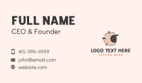 Log Timber Chainsaw Business Card