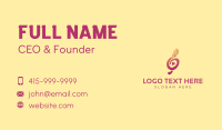 Clef Business Card example 4
