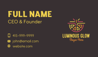 Neon Citrus Burst Business Card Image Preview