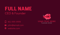 Lip Gloss Business Card example 2
