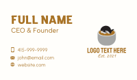 Whale Cafe Coffee Business Card Design