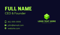 Isometric Gaming Cube Business Card