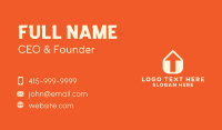 Home Arrow Delivery Service Business Card Design