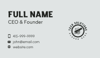 Army Cannon Weapon Business Card