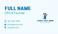 Janitor Business Card example 2