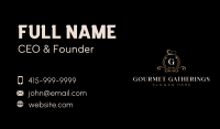 Gourmet Chef Restaurant Business Card Image Preview