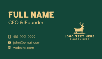 Deluxe Deer Animal Business Card