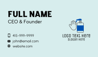 Hand Business Card example 2