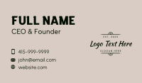 Generic Classic  Firm Business Card Design