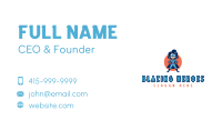 Comic Book Hero Woman Business Card Image Preview