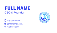 Hand Wash Sanitation Business Card