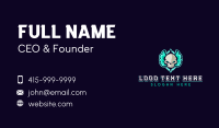 Skull Vape Gaming Business Card Design