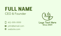 Green Tea Business Card example 4