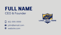 Flatbed Truck Construction Vehicle Business Card Design