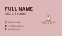 Candle Light Spa Business Card