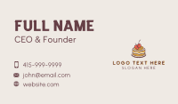 Cherry Cake Pastry Business Card