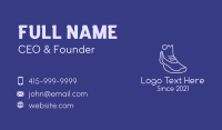 Designer Sneaker Business Card example 4