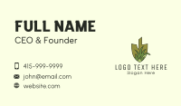 Shovel Lawn Grass Business Card