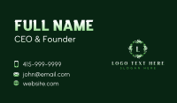 Nature Leaf Garden Business Card Design